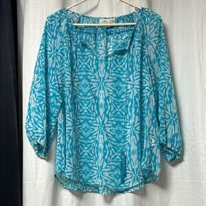 St. John's Bay Patterned Blouse